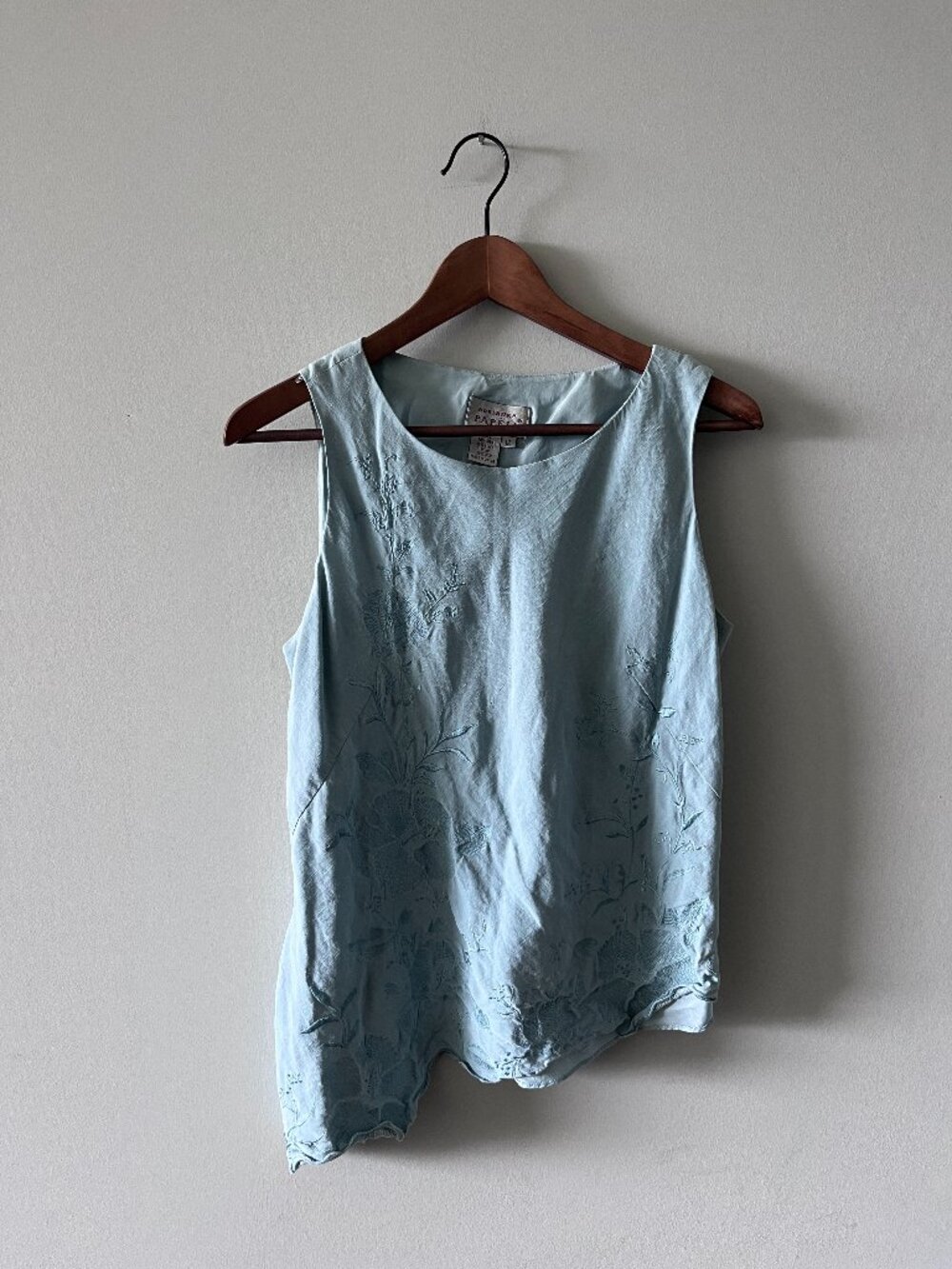 Adrianna Papell Sleeveless Top - Blue - 12